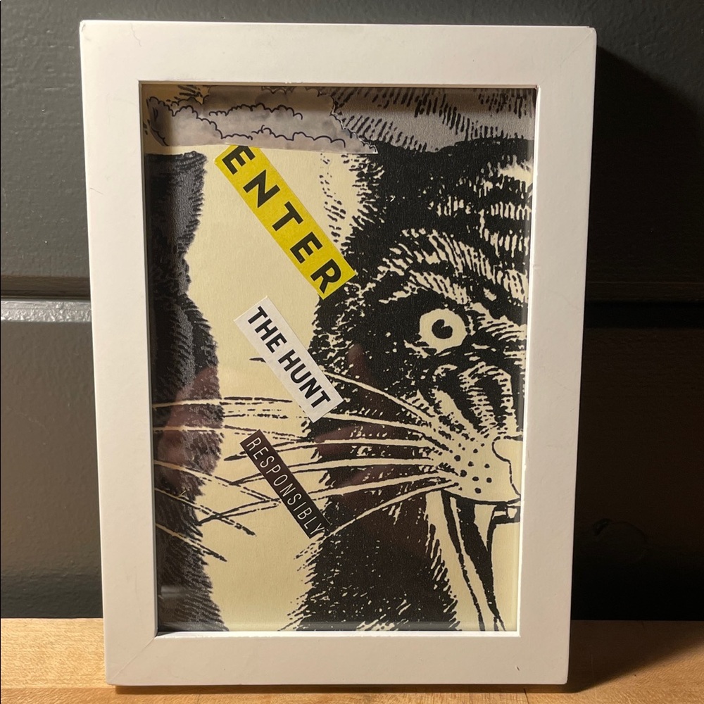 Handmade Tiger Collage Luxe Wall Art!